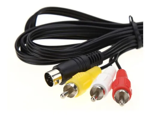 Cabo AV RCA Audio e Video para Mega Drive 3