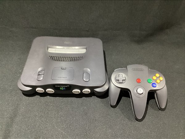 Nintendo 64*** Com 1 controle - SS Games Antigos