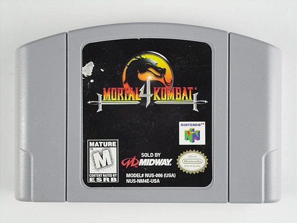 Jogo Nintendo 64 Mortal Kombat 4 - Midway