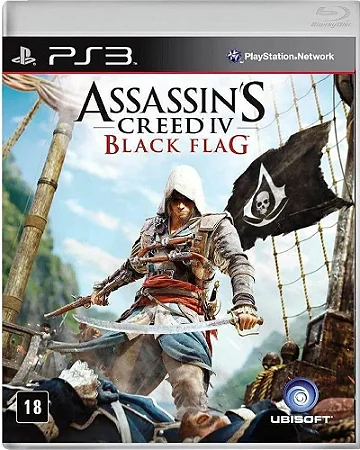 Jogo PS3 Assassins Creed 4 Black Flag - Ubisoft