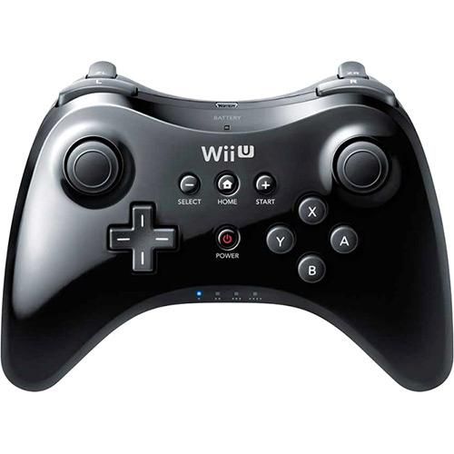Controle Nintendo Wii U Pro Controller Preto - Nintendo