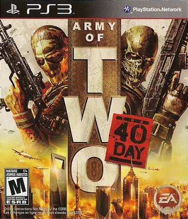 Jogo PS3 Army Of Two The 40th Day - EA