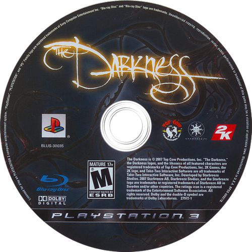 Jogo PS3 The Darkness (loose) - 2K Games