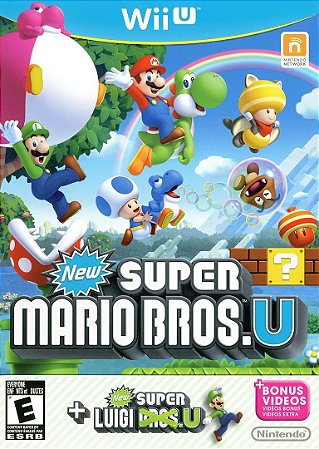 Jogo Nintendo Wii U New Super Mario Bros. U + New Super Luigi. U - Nintendo  - Gameteczone a melhor loja de Games e Assistência Técnica do Brasil em SP