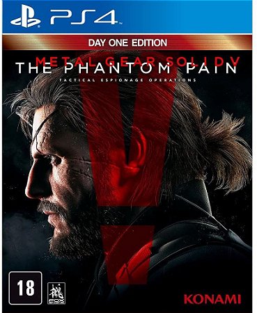 Jogo PS4 Metal Gear Solid 5 V: The Phantom Pain- Konami