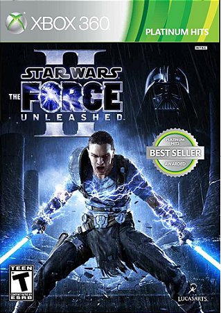 Jogo Xbox 360 Star Wars The Force Unleashed 2  Platinum Hits - Lucas Arts