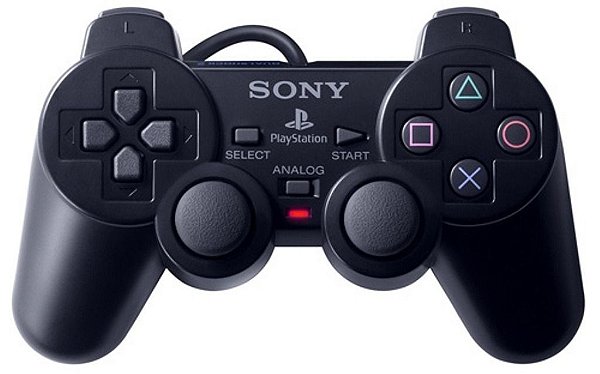 Controle Playstation 2 - PS2 - Original - Preto - Sony
