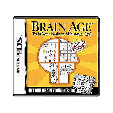 Jogo Nintendo DS Brain Age Train Your Brain In Minutes A Day (LOOSE) - Nintendo