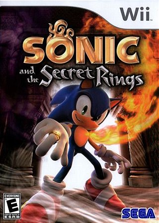 Jogo Nintendo Wii Sonic And The Secret Rings - Sega