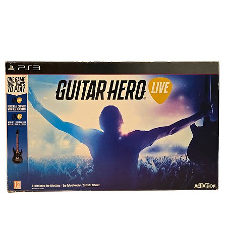 Kit PS3 Guitar Hero Live Guitarra + Jogo - Activision