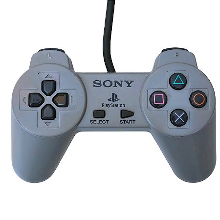 Controle Playstation PS1 Cinza - SCPH-1080 - Original - Sony