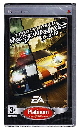 Jogo PSP Need for speed Most Wanted 5-1-0 PLATINUM - EA