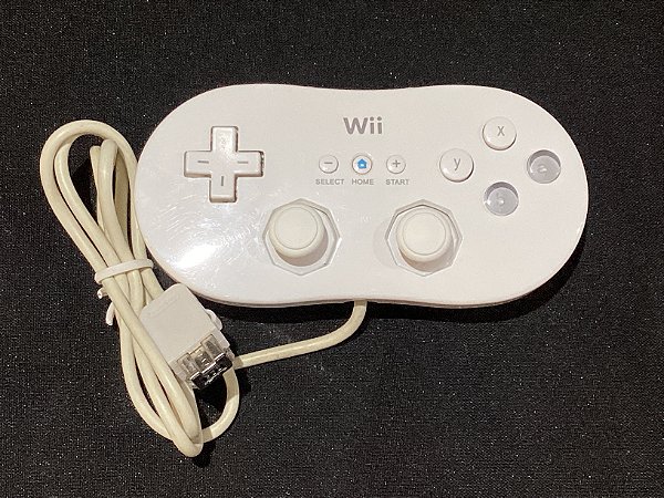 Controle Wii Classic Controller Pro Branco - Nintendo