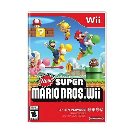 Jogo Nintendo Wii New Super Mario Bros Wii - Nintendo
