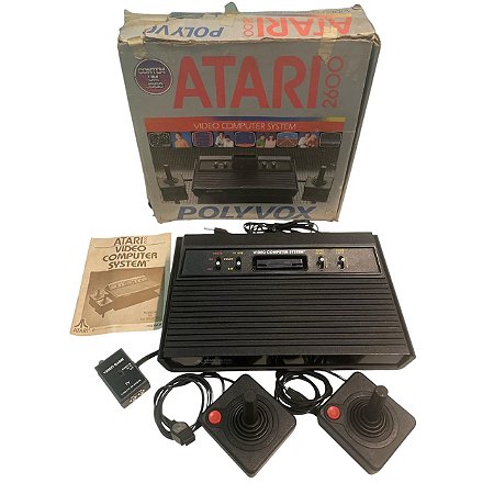 Console Atari 2600 Na Caixa - Polivox