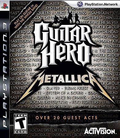 Jogo PS3 Guitar Hero Metallica - Activision
