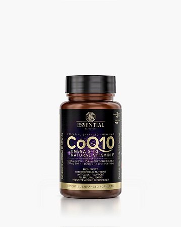 Coq10 + Omega 3TG + Vitamina E Essential - 60 cápsulas