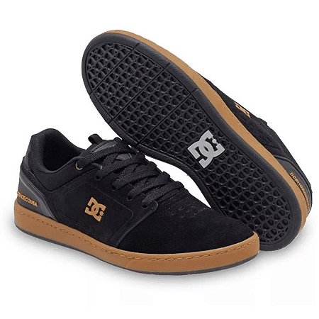 Tênis Dc Chris Cole Masculino - Preto/Marrom - Top Shoess