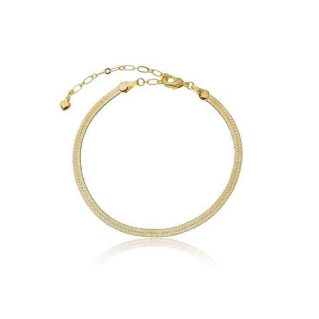 Pulseiras Fita Banhada  a Ouro 18K