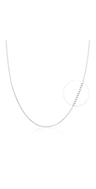 Corrente Colar de Prata  925 Veneziana 70 cm