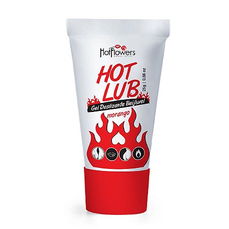 Lubrificante Beijável Hot Lub 25g Hot Flowers