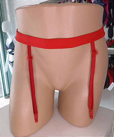 Cinta Liga Simples Pimenta Sexy