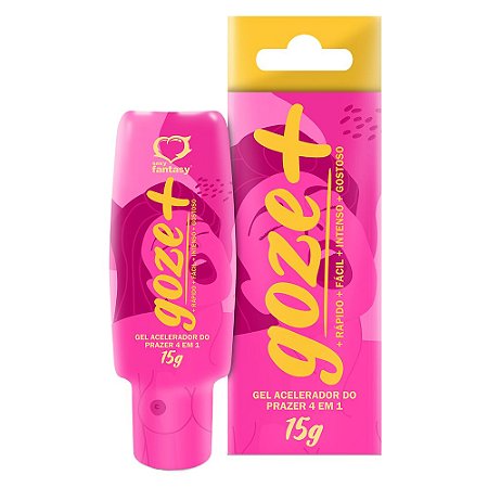 Goze Mais + Acelerador do Prazer 4 em 1 15g Sexy Fantasy