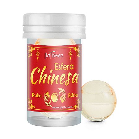 Bolinha Hot Ball Funcional Esfera Chinesa Hot Flowers