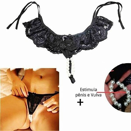 Tanga Sexy Tailandesa de Amarrar Tamanho Único
