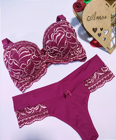 Conjunto de Lingerie Valesca Tamanho GG