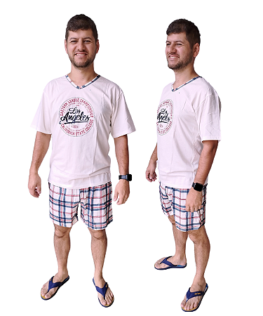 Pijama Masculino Verão em Malha