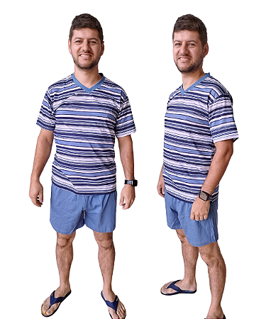Pijama Masculino Verão em Algodão