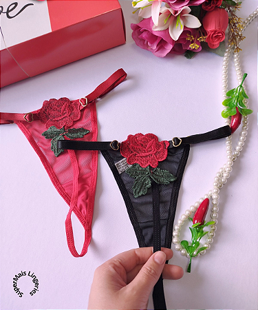 Tanga Super Fio Rosa Tamanho Único