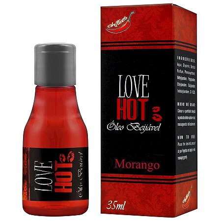 Love Hot Óleo Beijável de Morango 35ml Chillies