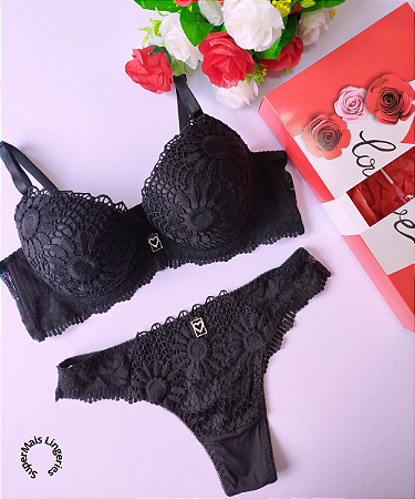 Conjunto de Lingerie Plus Size Tamanho 50