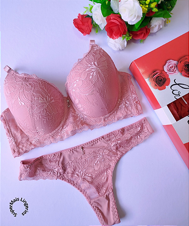 Conjunto de Lingerie Plus Size Tamanho 52