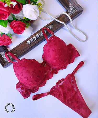 Conjunto Love Com Bojo