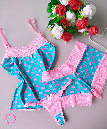 Trio Short Doll Estampado REF 376
