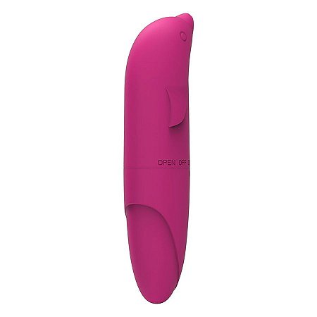 Vibrador Ponto G Aveludado Golfinho - Cores Sortidas