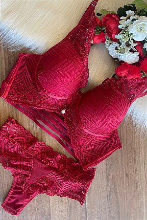 CONJUNTO DE LINGERIE RICA REF 19272