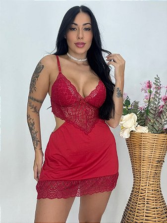 Camisola Perla Com Calcinha REF 203