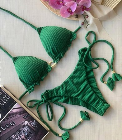 Biquíni Babadinho Verde