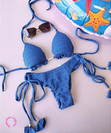 Biquíni Babadinho Azul