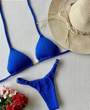 Biquíni Fio Regulagem Azul Marinho