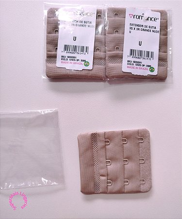 Extensor de Sutiã 3G 3R Grande Nude U