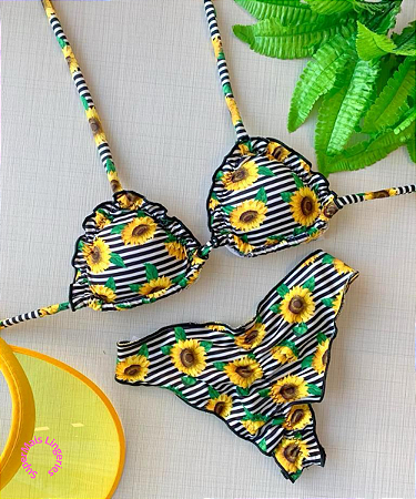 Biquíni Ripple Girassol