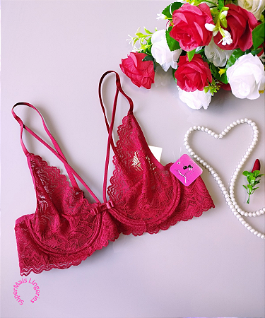 Sutiã Avulso Renda Com Aro Strappy