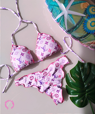 Biquíni Ripple Estampado Tamanho M