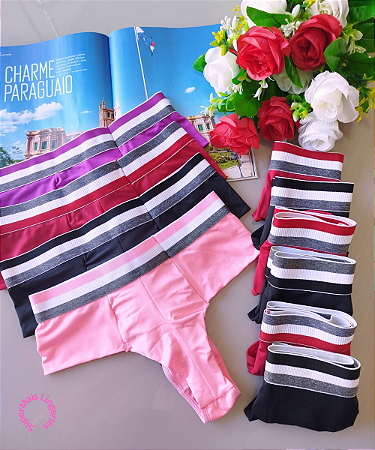 Calcinha Cida Fio Duplo REF C1EM