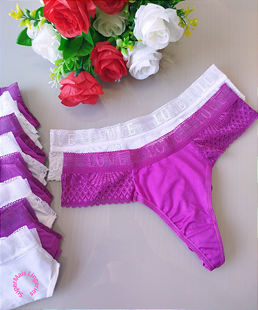 Calcinha Fio Duplo Love Conforto REF C1BF
